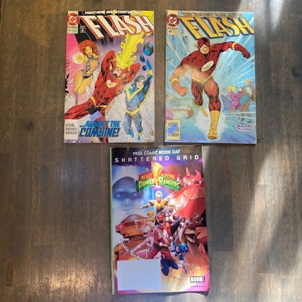 marvel comic books, sample included